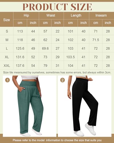 Neer 3 Pcs Women's Wide Leg Yoga Pant Comfy Loose Sweatpants High Waist Lounge Casual Athletic Pant Workout Joggers Pant